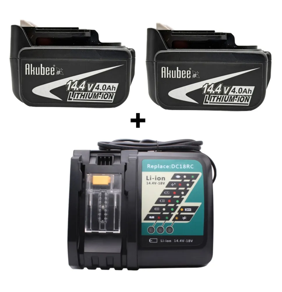2x batéria 14.4V 4.0Ah pre náradie Makita + nabíjačka | Akubee.sk